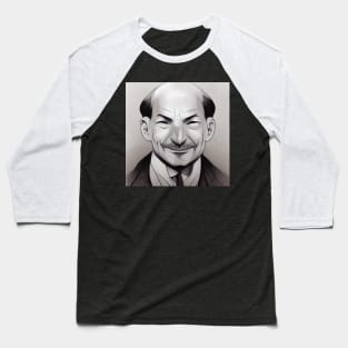 Clement Attlee | Manga Portrait Baseball T-Shirt